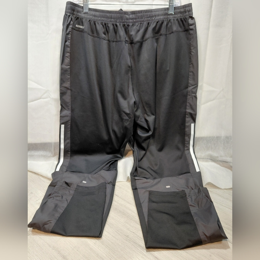 NEW Adidas Tapered Astro Knit Prime Green Running Pants Carrera Black SIZE MED - Picture 7 of 12